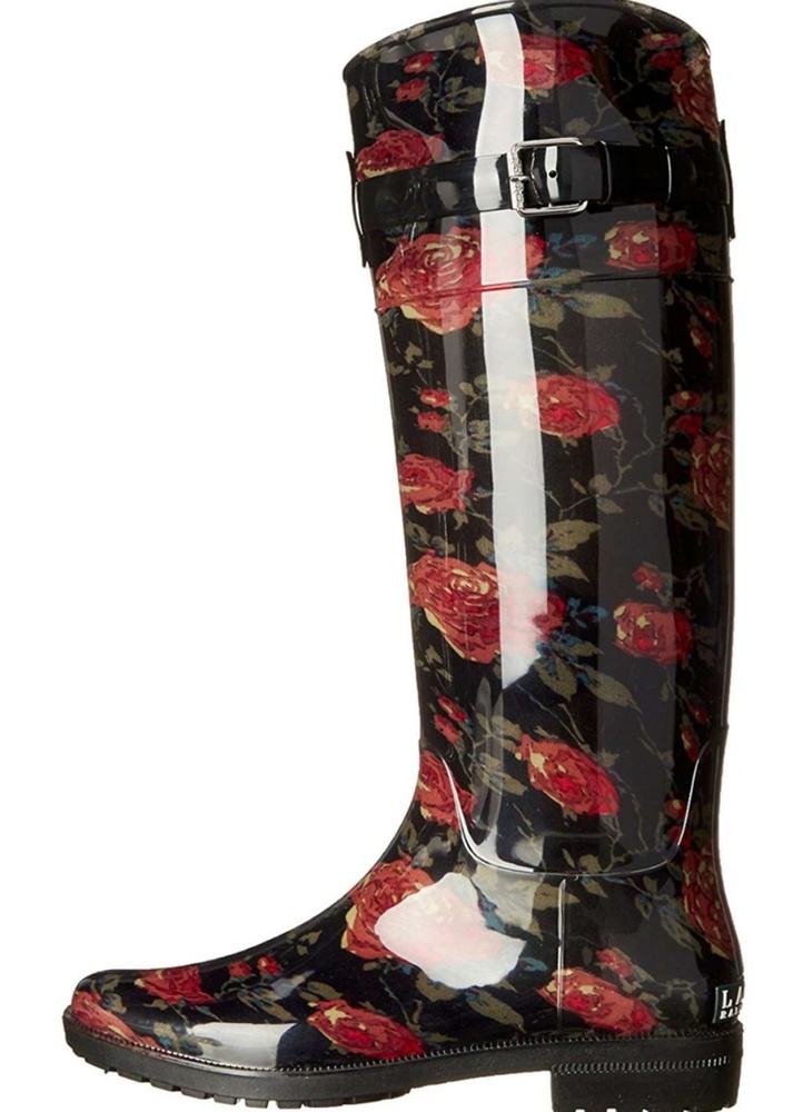 Ralph Lauren Vintage Rose rain boots